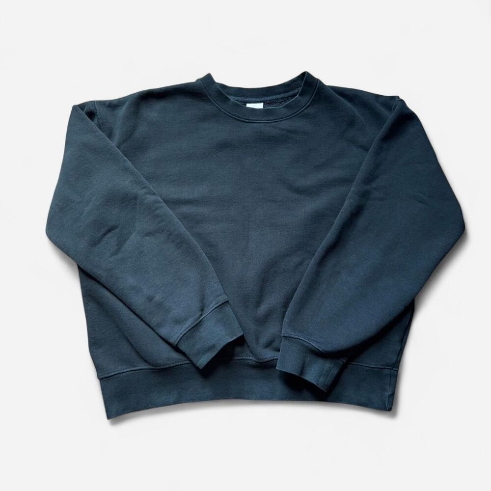 Zara Men's Black Crewneck